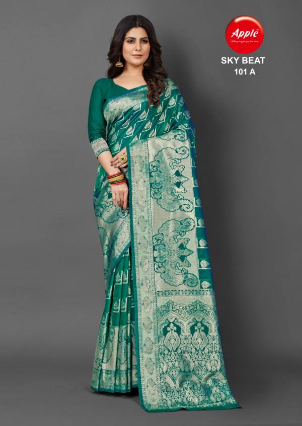 Apple Sky Beat 101 Festival Wear Silk Saree Collection